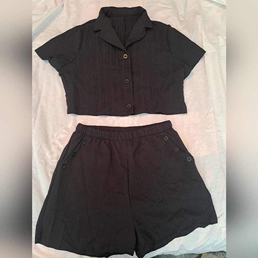 SHEIN Elegant Black Ensemble